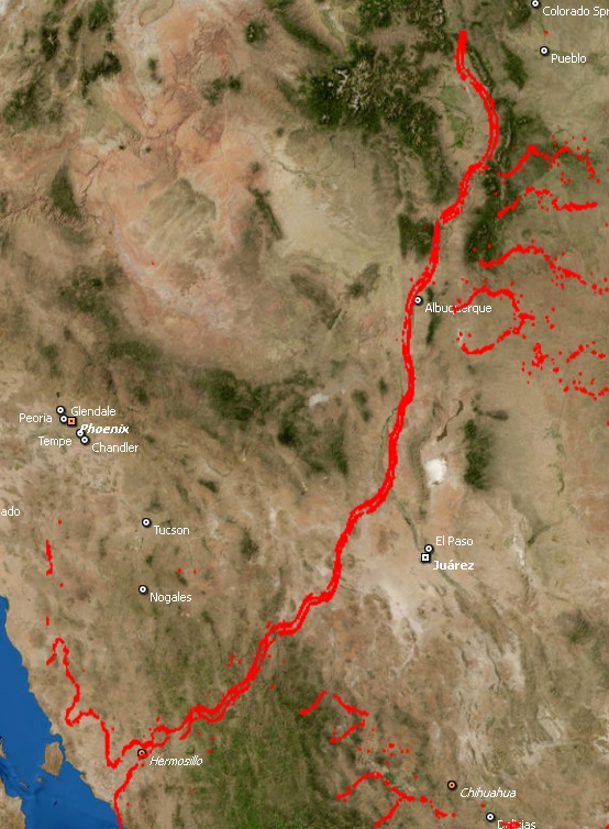 Rio del norte southern half